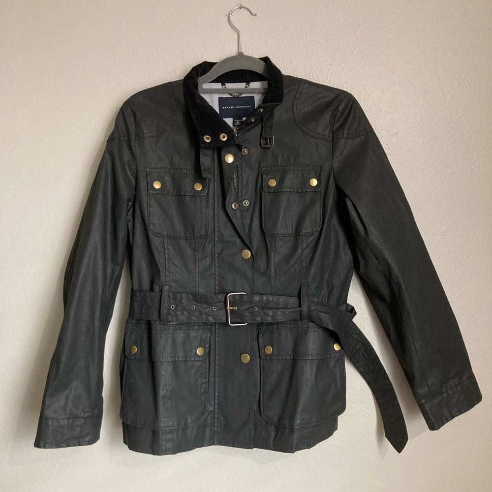 Banana Republic Black Field Jacket NWT